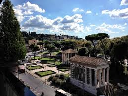 hotrel fortyseven -roma. view from rooftop terrace