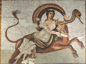 ratto di Europa Beirut mosaico III sec.